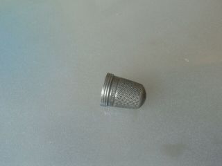 Vintage Antique Hallmarked Solid Silver Sewing Thimble