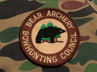 Bear Archery Bowhunting Council Patch Bear Archery Patch