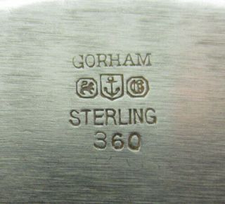 Vintage Antique Gorham Sterling Silver 6x9 Oval Serving Dish Platter 360 161.  5 G