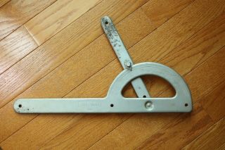 Vintage Craftsman 1719 Protractor Circular Saw Angle Guide Tool Made In Usa
