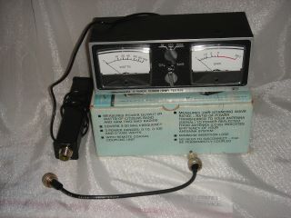 Vintage Micronta 3 Range Power / Swr Tester Watt Meter Model 21 - 520a