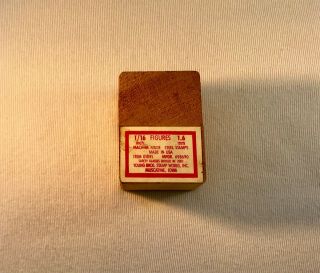 Vintage Young Bros Machine Stamps 1/16” Numbers U.  S.  A.