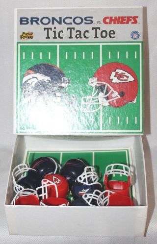 Broncos Vs.  Chiefs Tic Tac Toe Board Game