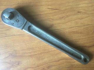 Vintage 1940s Snap On Ratchet No.  71n Wrench 1/2 " Drive Antique Tool Cond