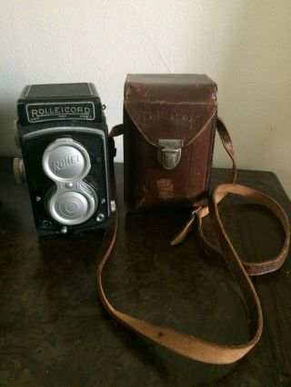 Vintage Rolleicord Drp Drgm Camera Franke & Heidecke Braunschweig