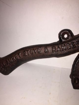 Antique Cast Iron Art Stove Co.  One Side Cut Out The Whisky Carrie Nation. 2