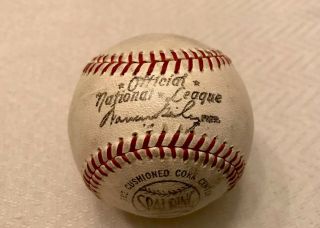 Vintage Spalding Official National League Baseball (warren Giles) 1951 - 69