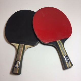 2 Vintage Quality Ping Pong Paddles Stiga Apex & Stiga Titan