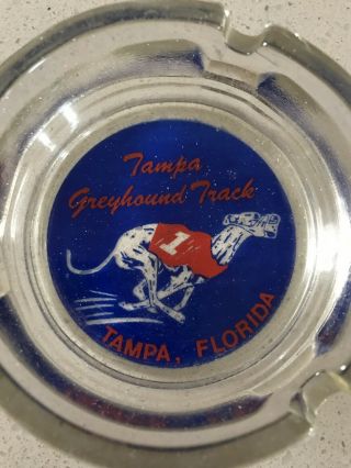Vintage Ashtray Tampa Greyhound Racing Dog Track