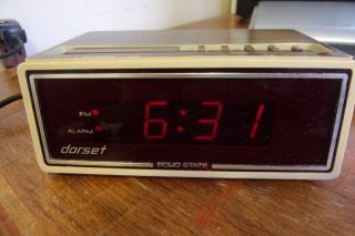 Vintage Montgomery Wards Dorset Alarm Clock 45 - 911500 With Snooze