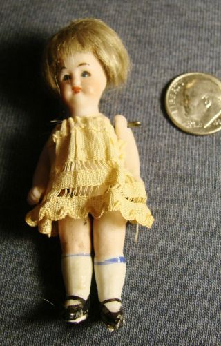 Rare Antique Dollhouse Child 