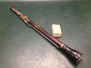Rare Antique Oboe Marked Vincenzo Magazari Bologna W/ Estate Find