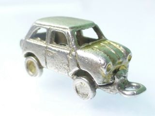 Vintage 925 Sterling Silver Opening Car Charm With Interior 4g Ce49