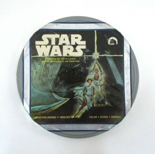 Vintage Star Wars 8 Film Color Sound 8mm Vintage 1977 Cantina,  Death Star