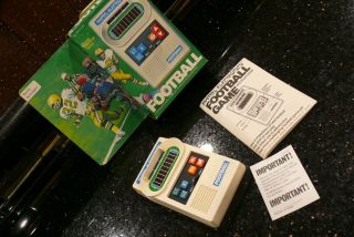 Mattel Football Vintage Electronic Handheld Tabletop Video Game ✨rarely Used✨