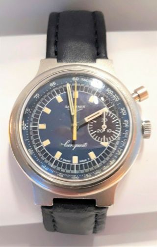 LONGINES CONQUEST Olympic Games 1972 (Longines caliber 334,  based on Valjoux 236 3