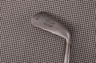 Antique Vintage Hickory Wood Shaft Tom Stewart St Andrews Mid Iron For Play 2