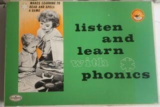 Listen And Learn With Phonics - Audio Visual Course - Complete Set Vintage 1968