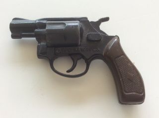 Vtg Uniwerk Italy Tipo Smith & Wesson S&w 38 Cs Toy Pistol Diecast Model Cap Gun