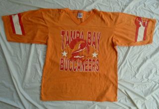 Vintage Tampa Bay Buccaneers Nfl Shirt Size Large Made In Usa
