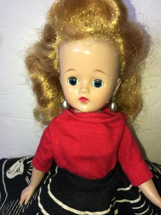 Vintage Vogue Jill Doll Blonde In Record Outfit Hat Case 3