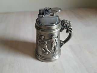 Vintage Table Lighter,  Collectable,  Football Decoration,
