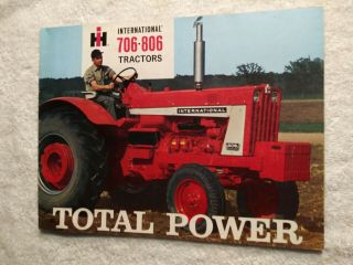 Vintage Ih International 706 806 Tractor Dealer Sales Brochure Wheatland Diesel