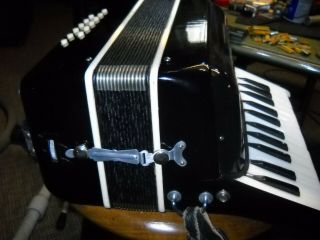 Vintage Made In Italy Accordion With Case - - For Repair,  all parts. 3