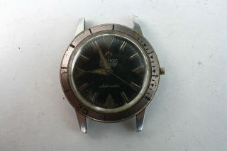 Vintage Gents Zodiac Sea Wolf Automatic 10 Atm Divers Watch To Restore