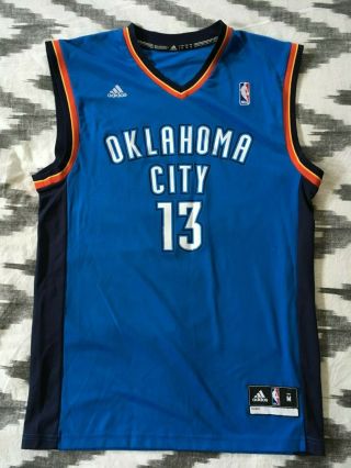 Adidas Nba Oklahoma City Thunder James Harden Basketball Jersey Size M