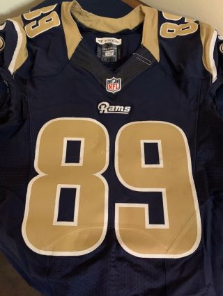 Jared Cook Los Angeles Rams Signed Game Worn Jersey. 3