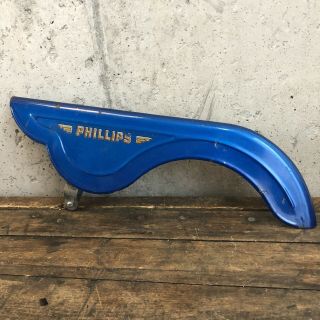 Phillips Chain Guard Vintage English 3 Speed Bicycle Blue B2
