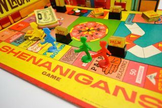 1964 Shenanigans TV Show Board - Game Vintage Old Milton Bradley Board Game 3