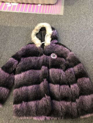Vintage Arctic Cat Fur Snowmobile Jacket Xl