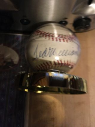 Ted Williams Signed Rawlings Baseball Official Ball American League Marked 3564