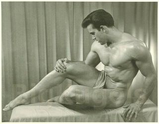 1960s Vintage 5½x7 Wpg Male Nude Jim Dardanis Muscle Fine Art Beefcake