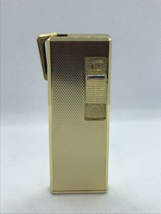 Vintage Colibri Of London Jetric Gold Tone Lighter