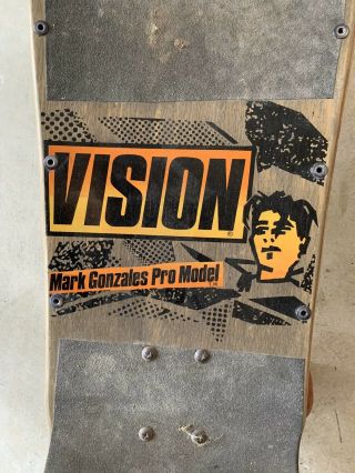 Vision Skateboard Deck Mark Gonzales Pro Model Vintage & 2