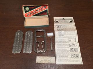 Vintage/antique Rolls Razor Imperial No.  2 Complete W/ Blade,  Handle,  Orig Box