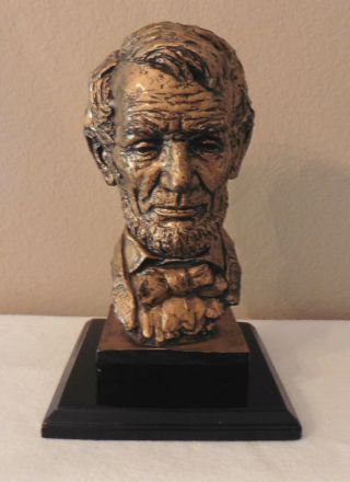 Abraham Lincoln Bronze Bust By Jo Davidson 11 Inch