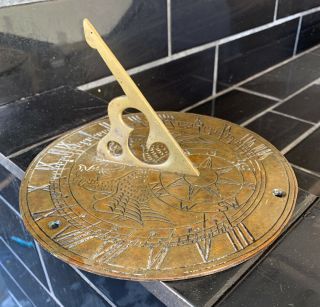 Antique Brass Garden Sundial