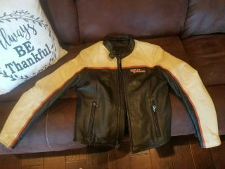 Vintage Harley Davidson Womens Leather Jacket - Medium