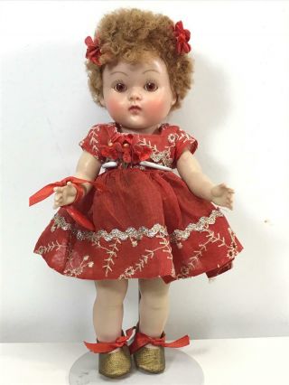 Rare Vintage 1952 Vogue 8 " Ginny " Candee " Doll - All,  Valentine Promo