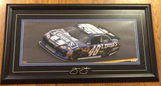 Jimmie Johnson Team Lowe’s Racing Mounted Memories Framed Picture