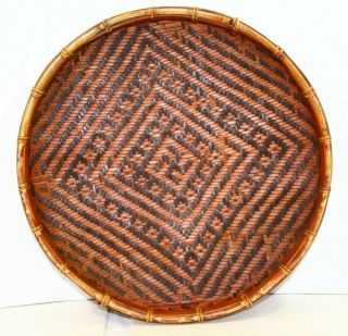 Antique Vintage Native American Navajo Indian Large 16 " Gathering Woven Basket
