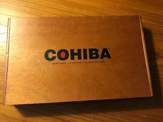 Cohiba Red Dot Toro 10 Empty Wood Cigar Box 12” X 7 3/8” X 1 1/2” Priority Ship