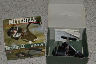 Vintage Garcia Mitchell 300a Spinning Reel Made In France,