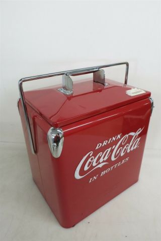 Retro Vintage Style Metal Coca - Cola Glass Bottle Cooler 15 