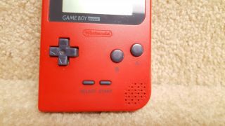 and Vintage 1996 Nintendo Game Boy Pocket Red 2