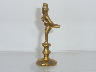 Victorian Charles Dickens Character Mr Micawber Brass Pipe Tamper Pipe Stopper